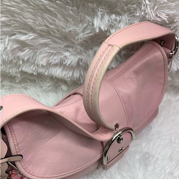 Vintage COACH y2k Pink Soho Shoulder Bag - Picture 5 of 16